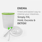 PVC Enema Kit for Home use with Instruction | Enema home kit for Adults Reusable & washable Enema kit For Men and Women