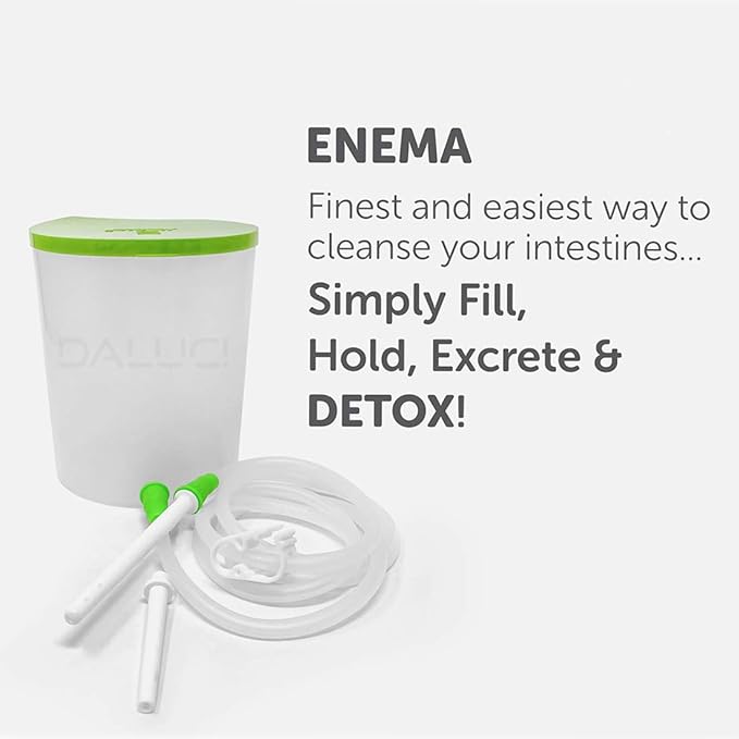 PVC Enema Kit for Home use with Instruction | Enema home kit for Adults Reusable & washable Enema kit For Men and Women