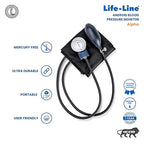 LIFE LINE Alpha (Dx.) Aneroid Dial Type Sphygmomanometer, Accurate Measurement BPMB036