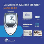 Dr. Morepen GlucoOne Blood Glucose Monitor with 50 Strips (Model-BG 03 )