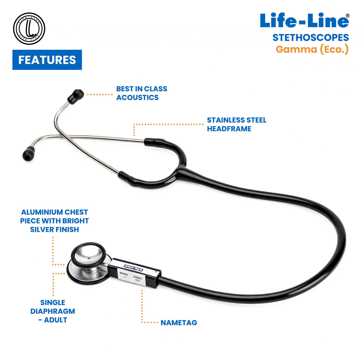 Life-Line Stethoscope Gamma (Eco.)