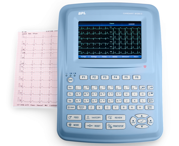BPL 12-channel ECG Machine Cardiart 9108D 3 Year warranty