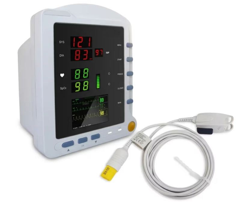 Contec CMS 5100 Patient Monitor (SpO2, NIBP, TEMP, PR)