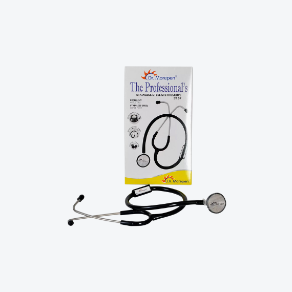 Dr Morepen ST-07 Stainless Steel Stethoscope