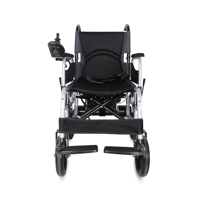 Hero MHL 1007 (LA) Electric Wheelchair with Metal rim rear wheels (Lead Acid Battery)
