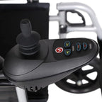 Hero MHL 1007 (LA) Electric Wheelchair with Metal rim rear wheels (Lead Acid Battery)