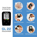Beurer Glucometer Machine with 10 Strips ( GL-22 )