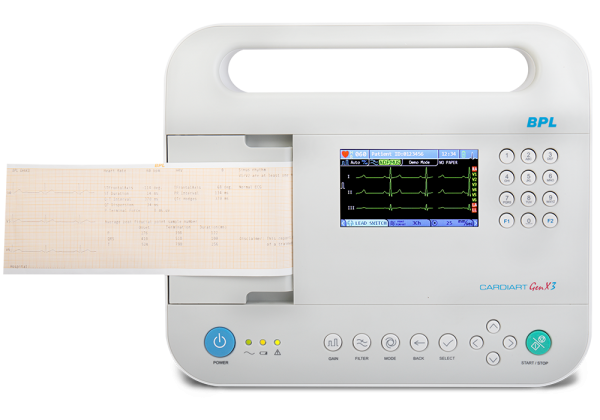 BPL Cardiart 3-channel ECG Machine GenX3