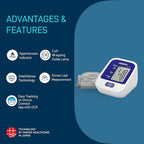 Omron HEM 7124 Fully Automatic Digital Blood Pressure Monitor Medium Cuff (22-32 cm)