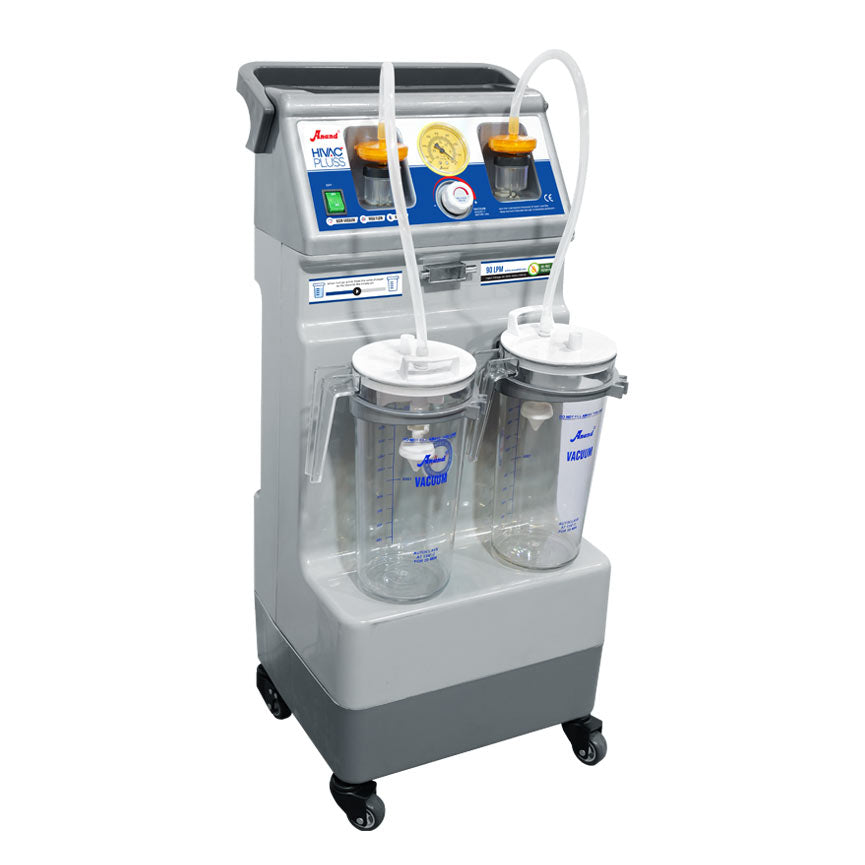 Anand High Vacuum High Flow Suction Machine with ABS Body (Model - HI-VAC PLUSS 90 Ltr.)