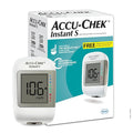 Accu-Chek Instant S Blood Glucose Glucometer Kit with Vial of 10 Strips, 10 Lancets and a Lancing device