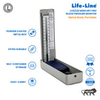 Life-Line Blood Pressure Monitor LCD/LED Portable Metal Body | Sphygmomanometer Mercury Free