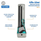 Life-Line Beta Mercurial Blood Pressure Monitor | Mercury Sphygmomanometer  BPMB028