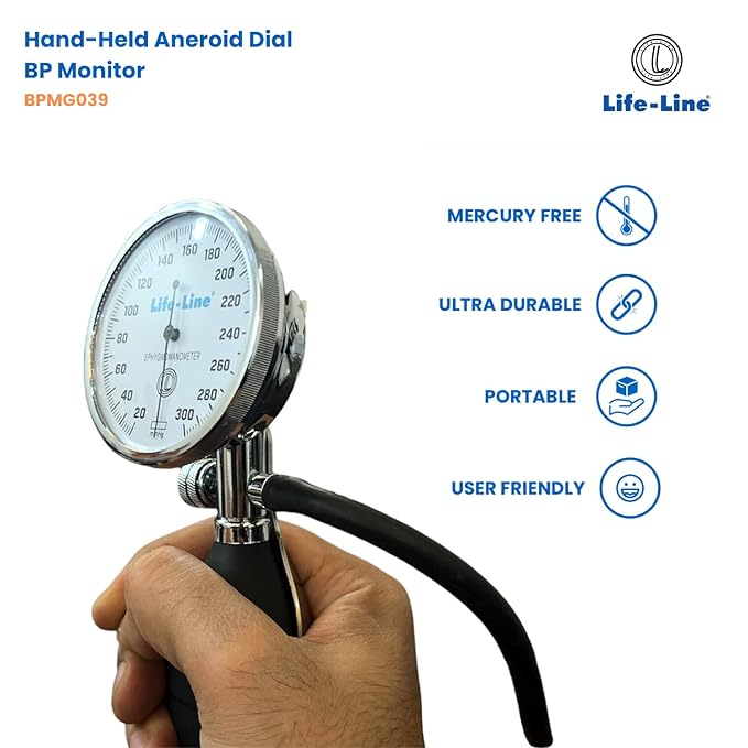 Life-Line Hand-Held Aneroid	Blood Pressure Apparatus (Palm Type)