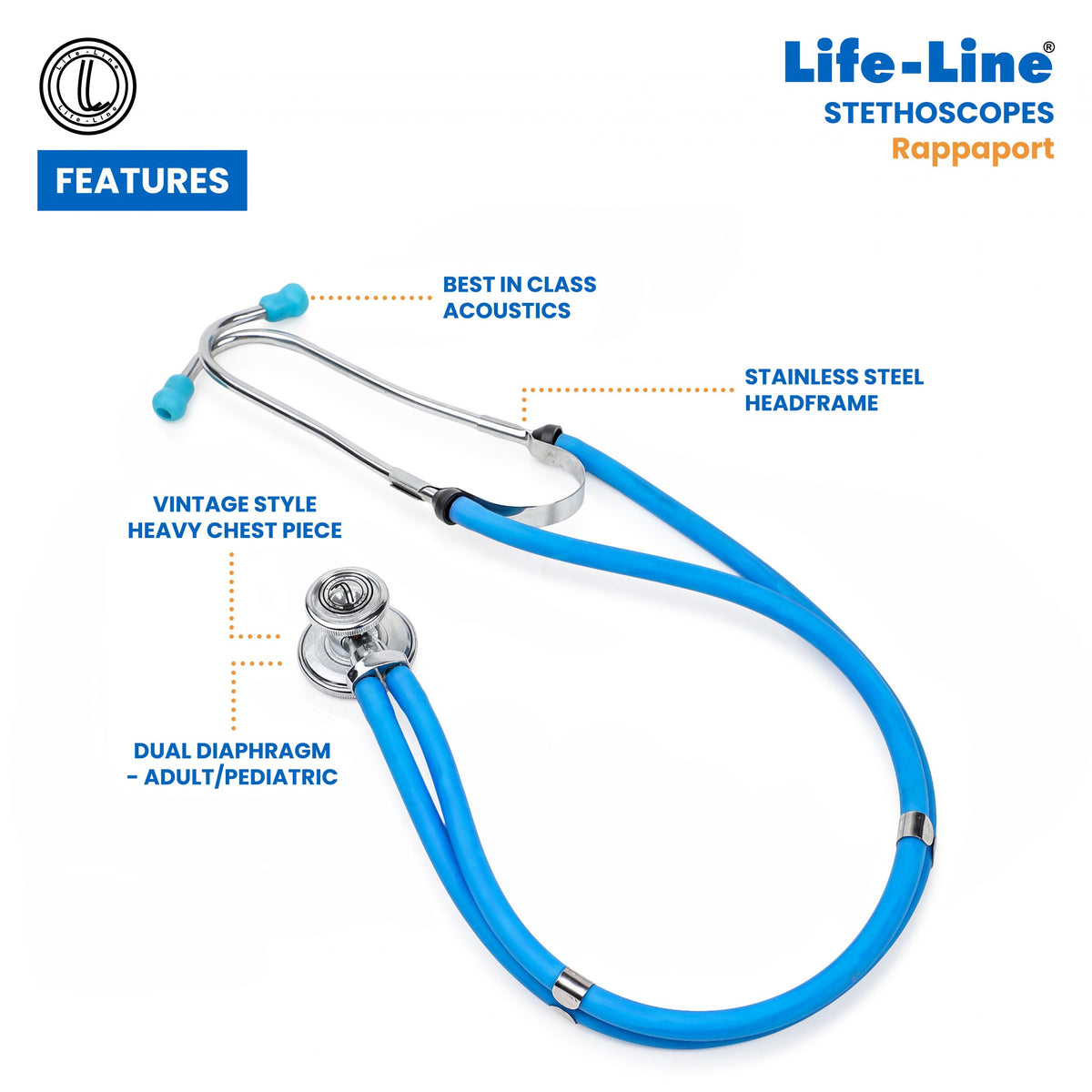 Life-Line Stethoscope Rappaport STH019