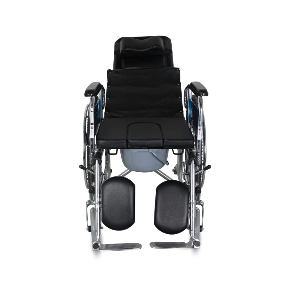 Hero Eco Med Mediva Manual Reclining Commode Wheelchair MHL 1006