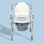 Hero Eco Med Mediva Commode Chair with Arm Support and wheels MHL 3003