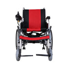 Hero MHL 1007-S (LFP) Foldable Electric Wheelchair with Spoke Wheels and wide tyres (Lithium Battery)