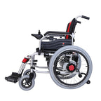 Hero MHL 1007-S (LFP) Foldable Electric Wheelchair with Spoke Wheels and wide tyres (Lithium Battery)