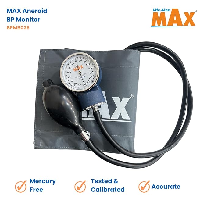 Life-Line MAX Aneroid Dial Sphygmomanometer for Monitoring Blood Pressure