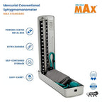 LIFE LINE MAX STANDARD Portable Mercurial Blood Pressure Monitor Accurate Measurements | Superior Build Quality BPMB043