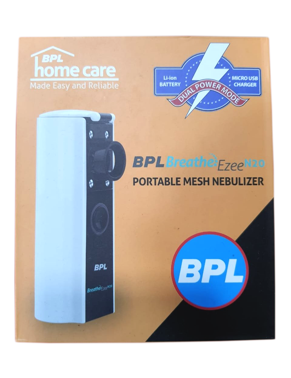 BPL BreathEzee N20 Handheld Mesh Nebulizer