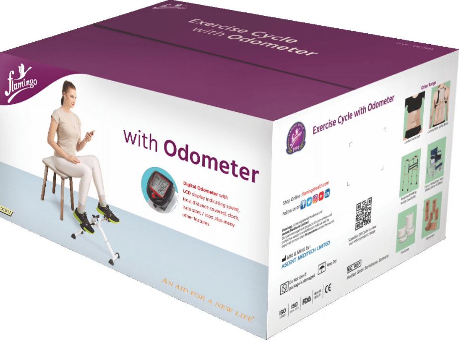 Exercise Cycle with odometer