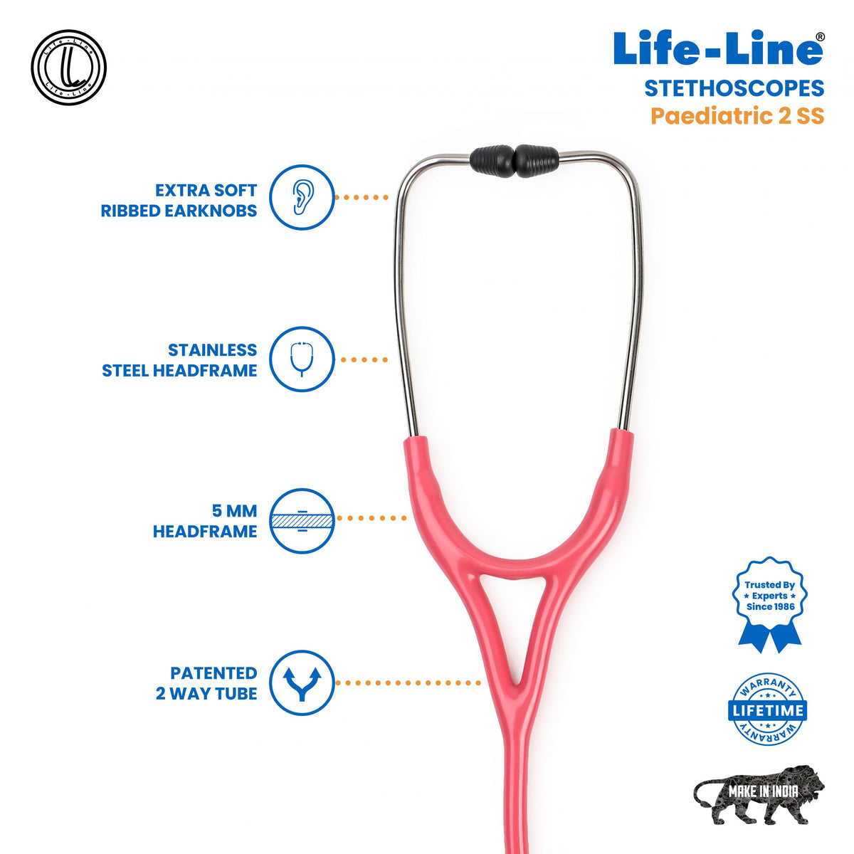 Life Line Stethoscope Pediatric SS