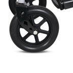 Hero MHL 1007 (LFP) Electric Wheelchair with Metal rim rear wheels - Lithium battery