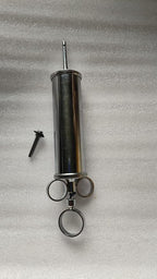 Mathra / Thaila / ANUVASAN Vasti Yanthram / Glycerine Syringe - Stainless Steel - 100 ML For Panchkarma