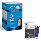 AccuSure Simple Blood Glucose Test Strip – 25 Strips