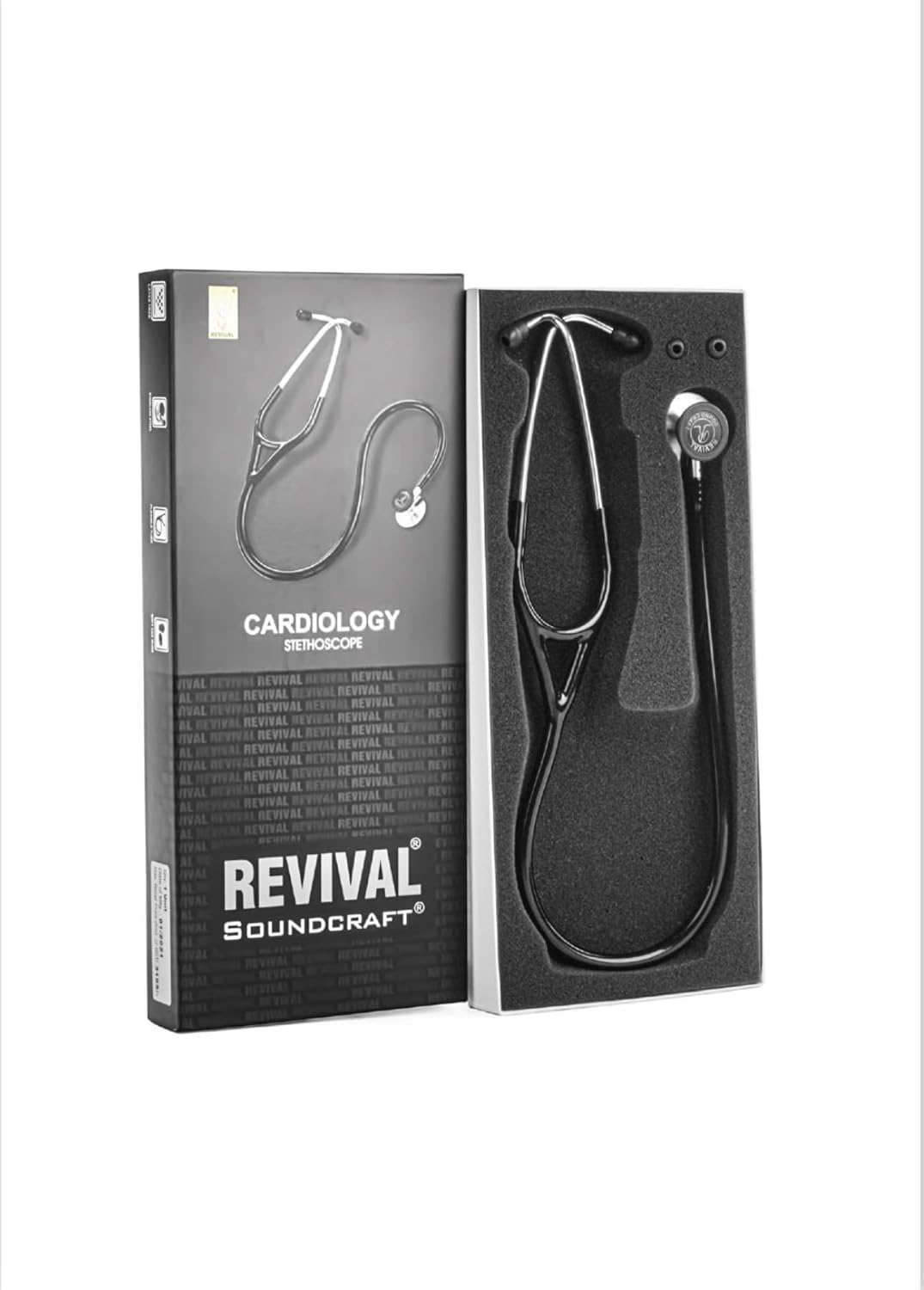 Revival Cardiology Soundcraft fully SS type heavy chest piece Stethoscope