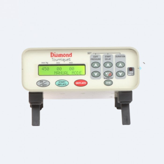 Diamond Model TRDG 511 Electronic Tourniquet Automatic for Single Cuff Operation with 3 Std. size Silicon Cuffs Auto-Clavable