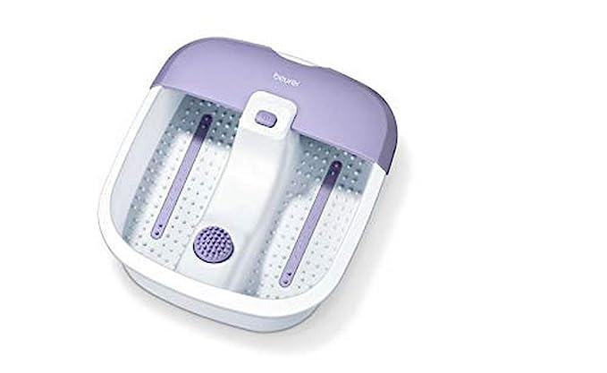 Beurer FB 12 Footbath Massager with 3 Functions: Vibration Massage, Bubble Massage, Water Tempering