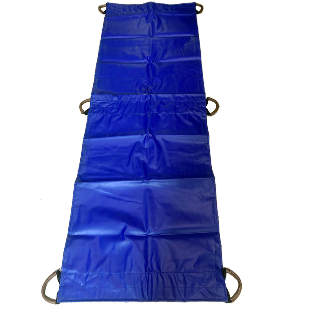 Heavy Nylon Foldable Soft Stretcher with Safety Belt, Emergency Medical Portable Stretcher for Patient