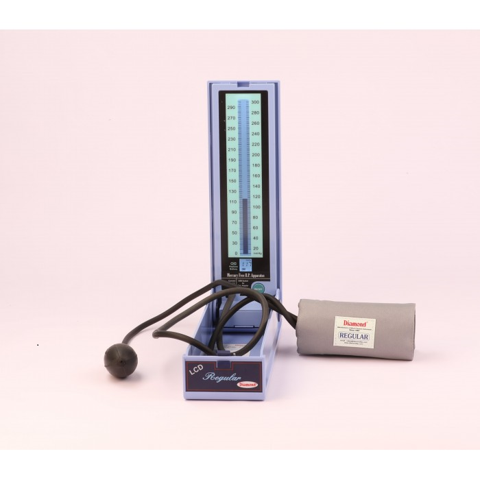 Diamond Blood Pressure Monitor LCD REGULAR  (VELCRO CUFF, BATT) BPDG 034