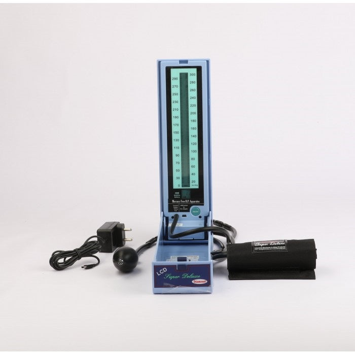 Diamond Blood Pressure Monitor LCD SUPER DELUXE (LATEX CUFF, ADV, BATT, ADPT) - BPDG234