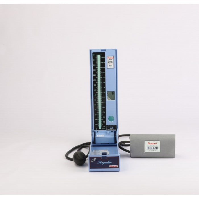 Diamond Blood Pressure Monitor LED REG (VELCRO CUFF, BATT) - BPDG041