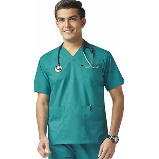 Kifzi Antimicrobial Lycra 5 Pocket men Scrubs suit
