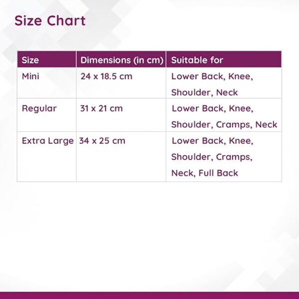 3 Flamingo Orthopaedic Electric Heating Pad | Pain Relief Heating Belt with Temperature Controller for Lower Back, Knee, Shoulder, Cramps, and Neck | Back Pain Relief