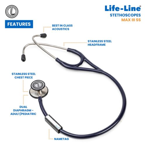 Life-Line Stethoscope Max 3 SS
