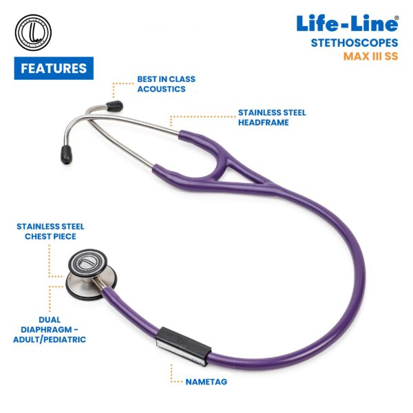 Life-Line Stethoscope Max 3 SS