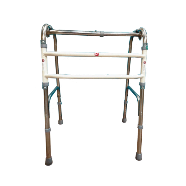 Hero Eco Med Stainless Steel Foldable Walker With Double Bar, MHL-2017-SS
