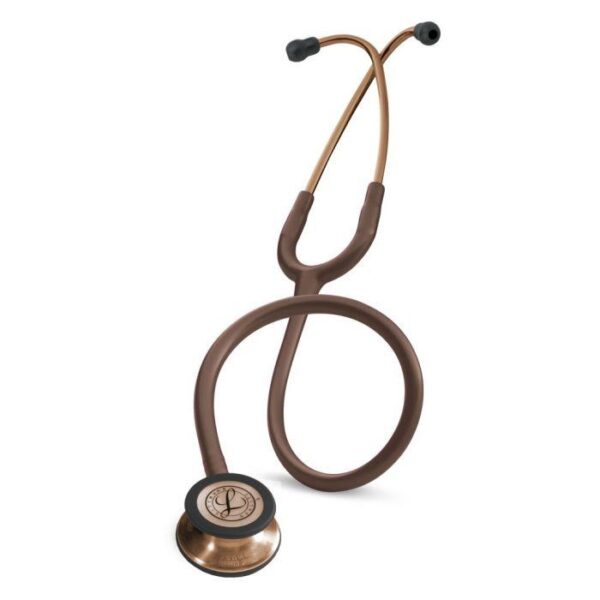 5809-2 3M Littmann Classic III Monitoring Stethoscope, Copper-Finish Chestpiece, Chocolate Tube, 27 inch, 5809