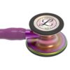 6205-02 3M Littmann Cardiology IV Diagnostic Stethoscope Rainbow & Plum – Violet Stem 6205